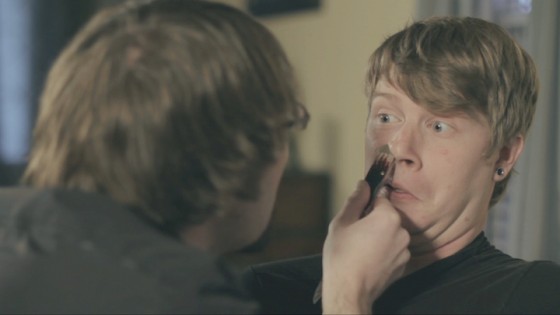 Page Lynch and Todd Wilson in the See What Happens film "Money Buddy"